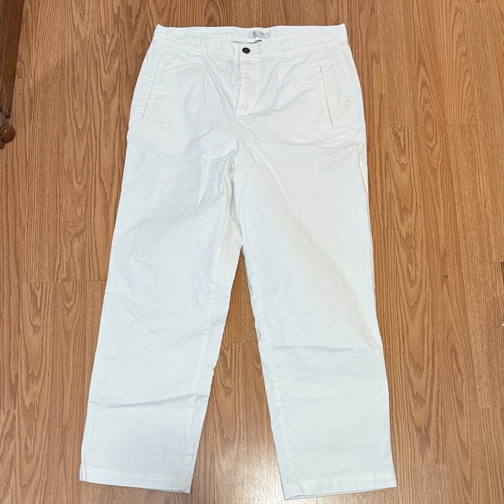 Christopher & Banks women’s Cream Chinos